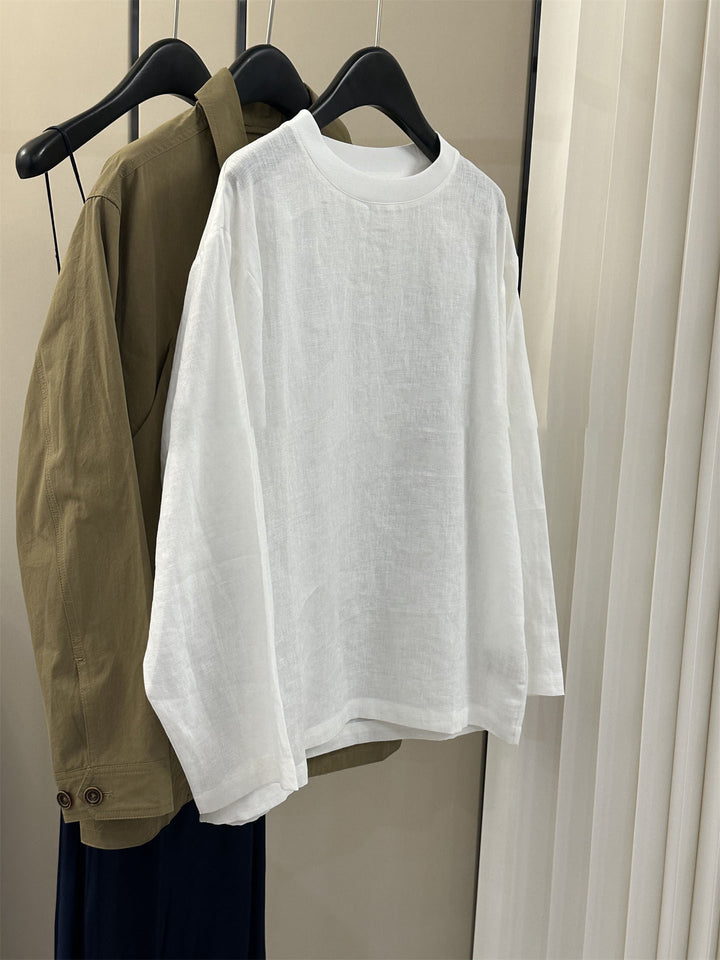Women's Casual Linen Top Mune Fashion