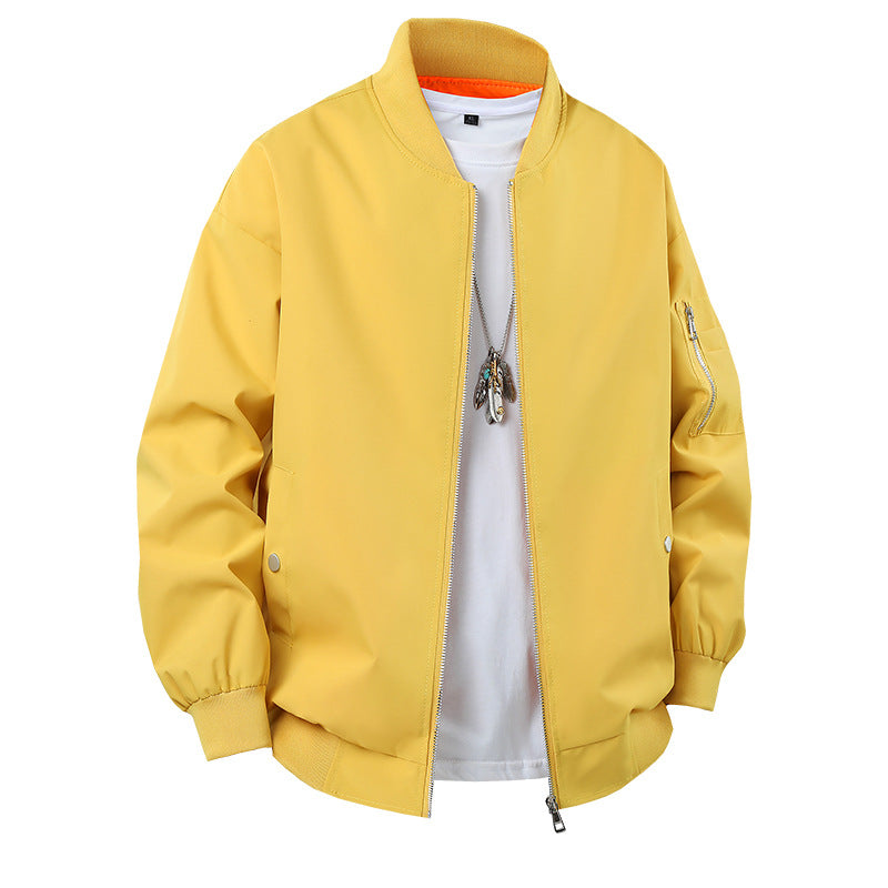 Men's leisure jacket with high collar and practical pockets Mune Fashion
