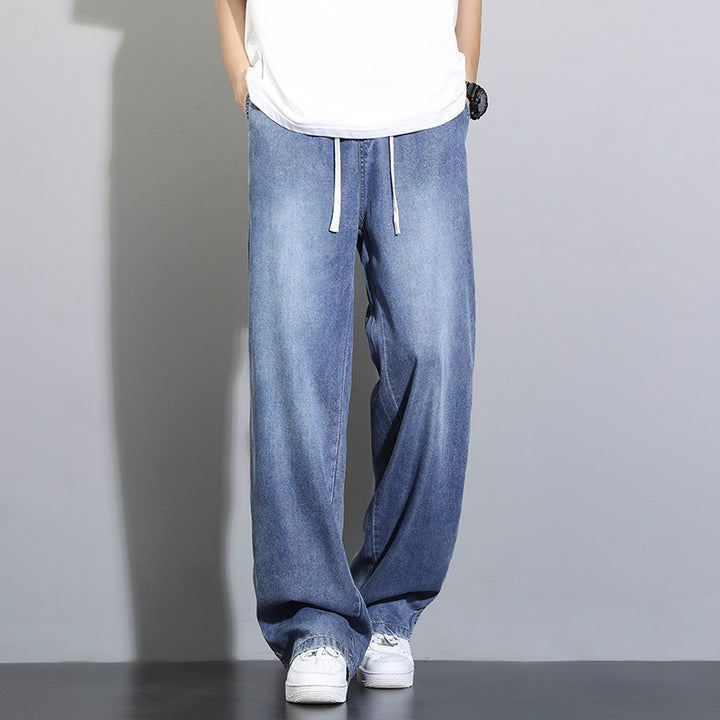 Men's Casual Wide-Leg Jeans