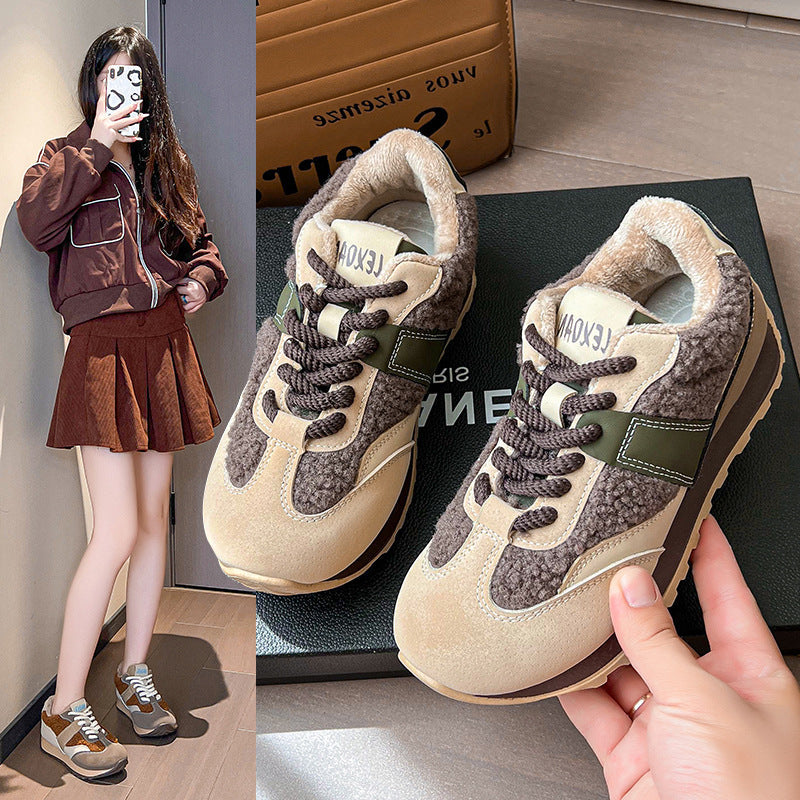 Women's sneakers with cozy lining and sporty design Mune Fashion