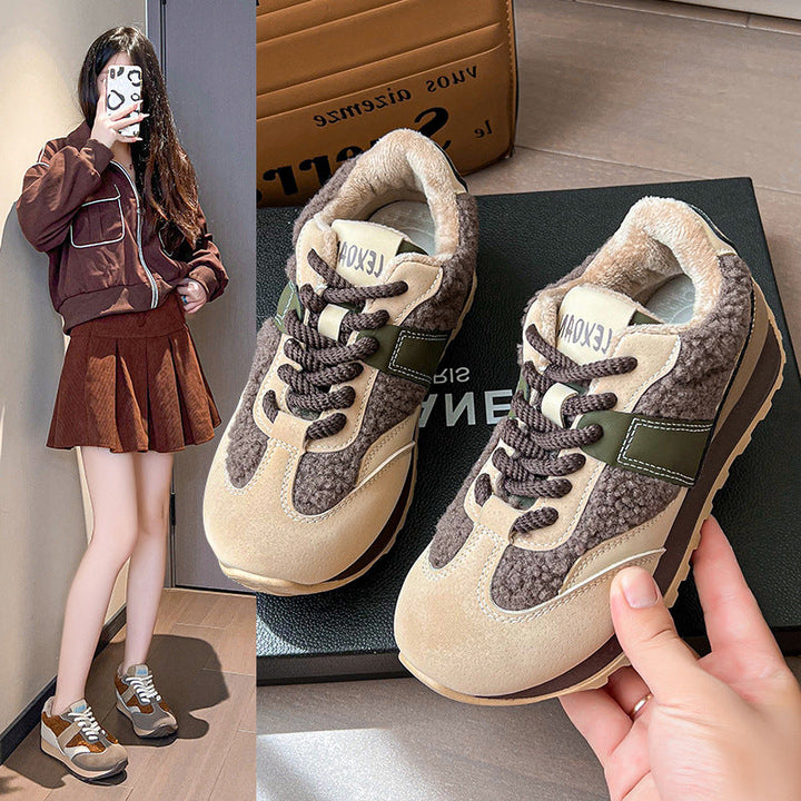 Women's sneakers with cozy lining and sporty design Mune Fashion