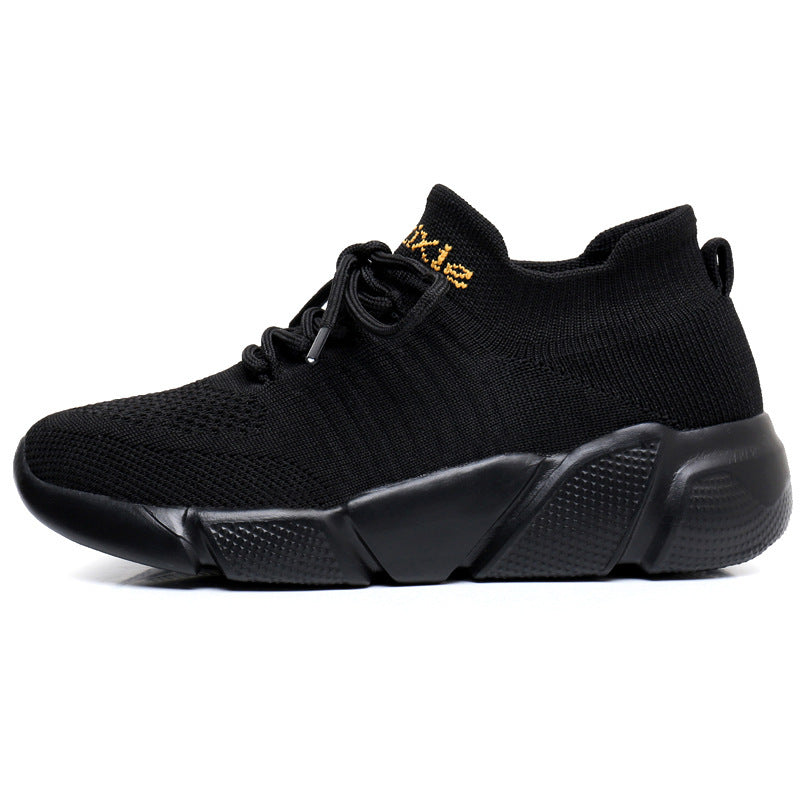 Men's sock-like knitted sneakers with seamless upper material and cushioned EVA platform sole Mune Fashion