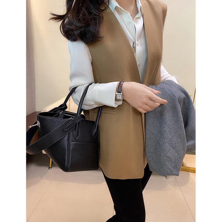 Ladies Fashion Vest with Shirt Mune Fashion