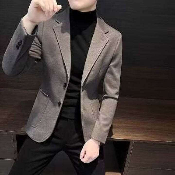 Men's Stylish Casual Blazer with Lapel Collar Mune Fashion