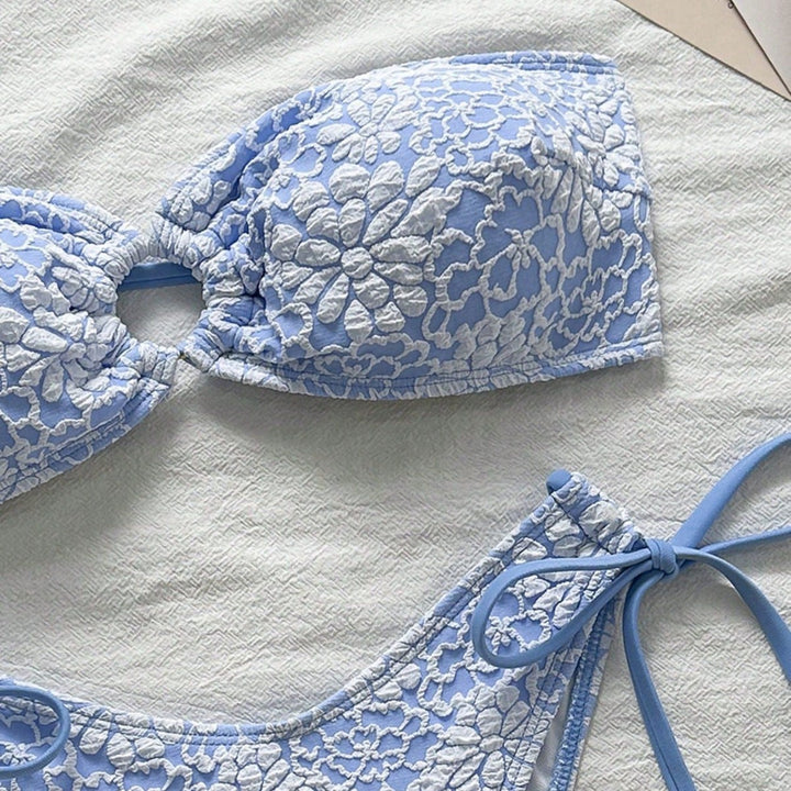 Ladies Floral Print Bikini Mune Fashion