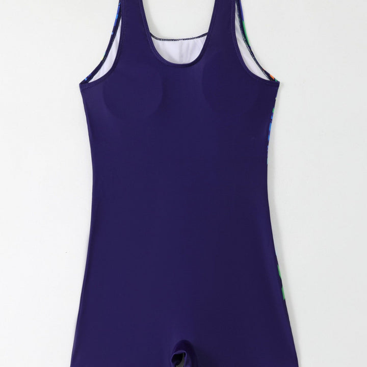 Women’s Sporty Swimsuit with Trendy Graphic Design Mune Fashion