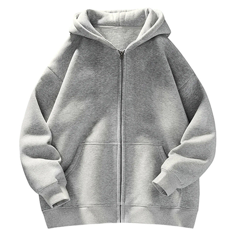 Unisex Oversize Hoodie Jacket with Full Zip, Teddy Lining and Kangaroo Pockets Mune Fashion