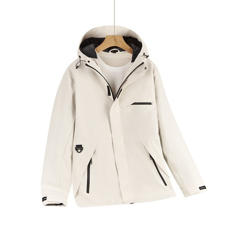 Men's Water-Repellent Softshell Hoodie Jacket with Concealed Zippers and Urban Cut Mune Fashion