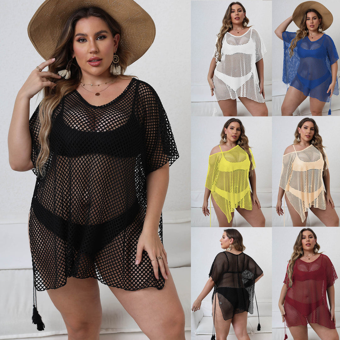 Women's Casual Mesh Beach Cover-Up Mune Fashion