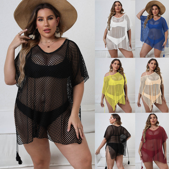 Women's Casual Mesh Beach Cover-Up Mune Fashion