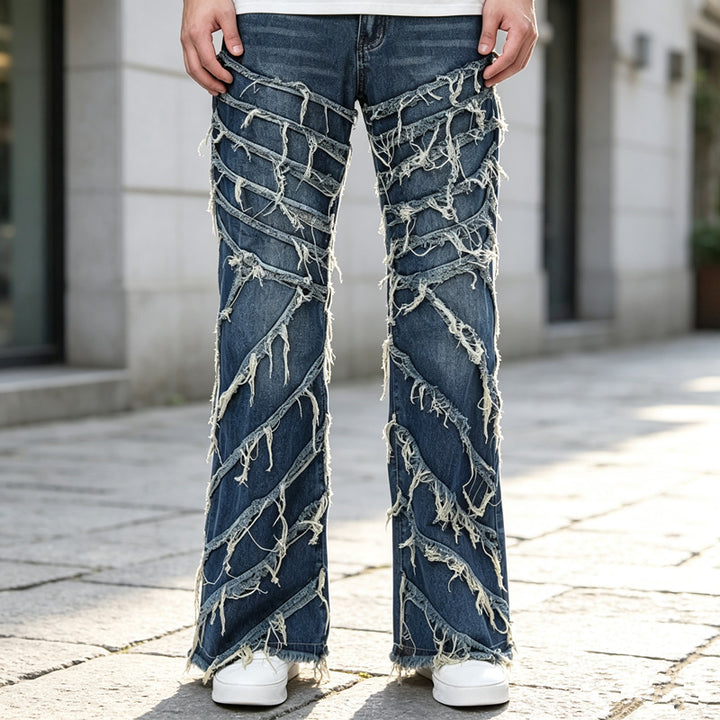 Women Trendy Ripped Jeans Mune Fashion