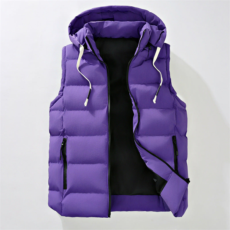 Women's Fashion Padded Hooded Vest Mune Fashion