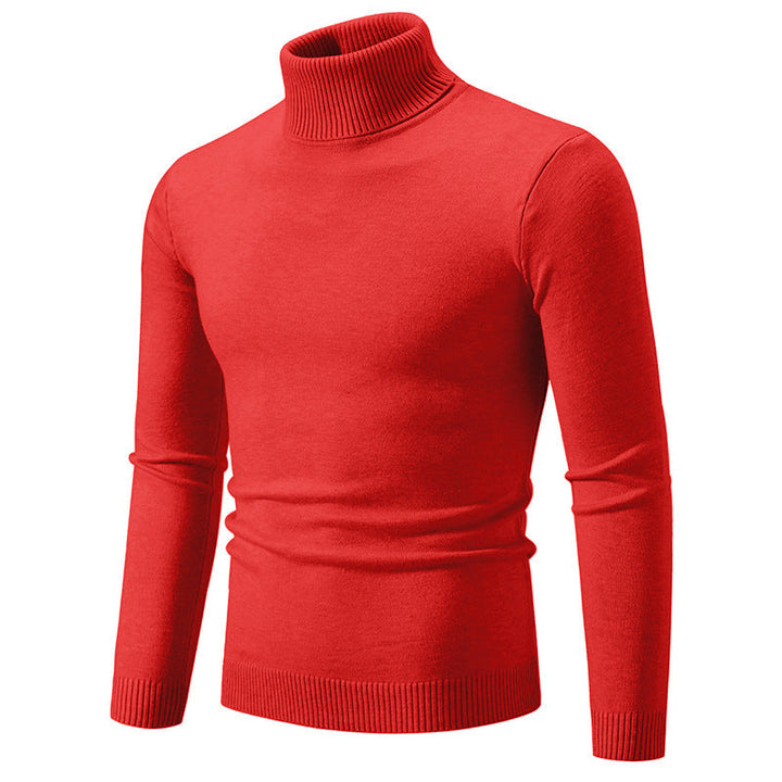 Men's Turtleneck Sweater Made Of High-Quality Cotton with A Pleasant Wearing Feel Mune