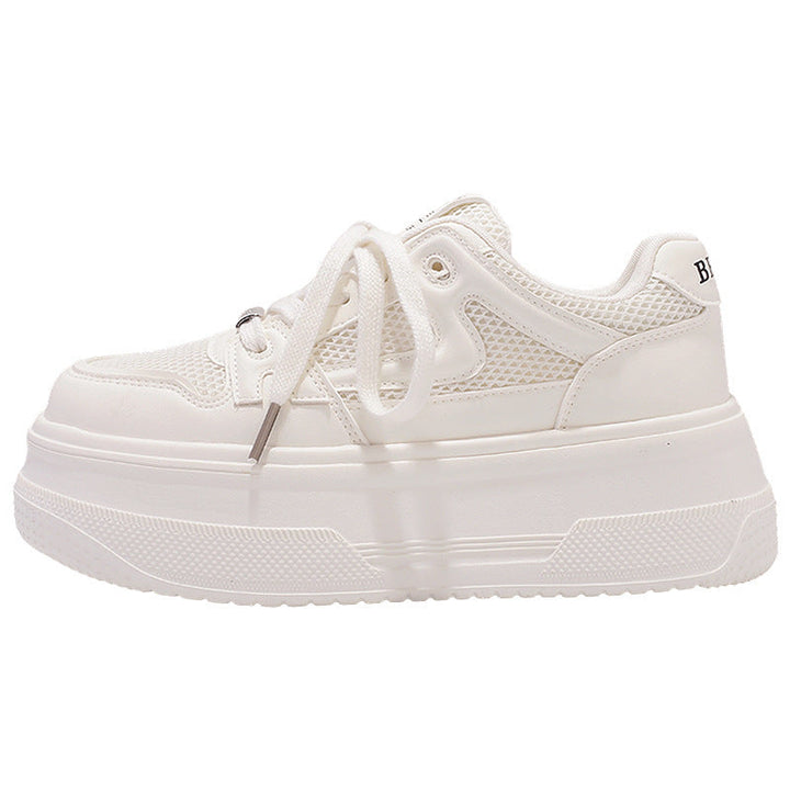 Women Chunky Sneakers with breathable mesh upper and comfortable platform sole Mune Fashion