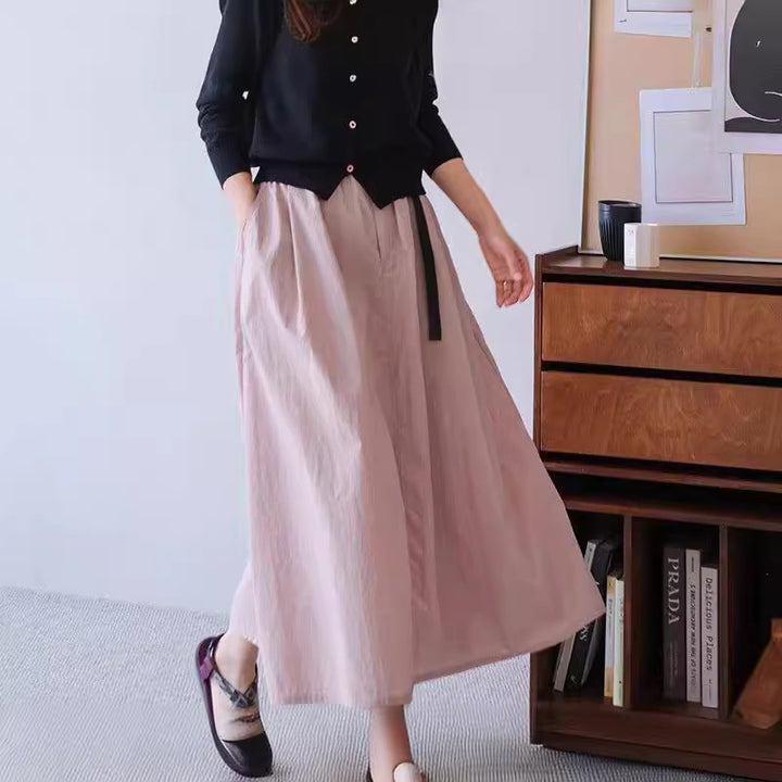 Women Elegant and Casual Maxi Skirt Drune