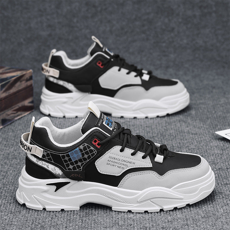 Men's chunky sneakers with breathable mesh, padded platform sole and technical comfort cushioning Mune Fashion