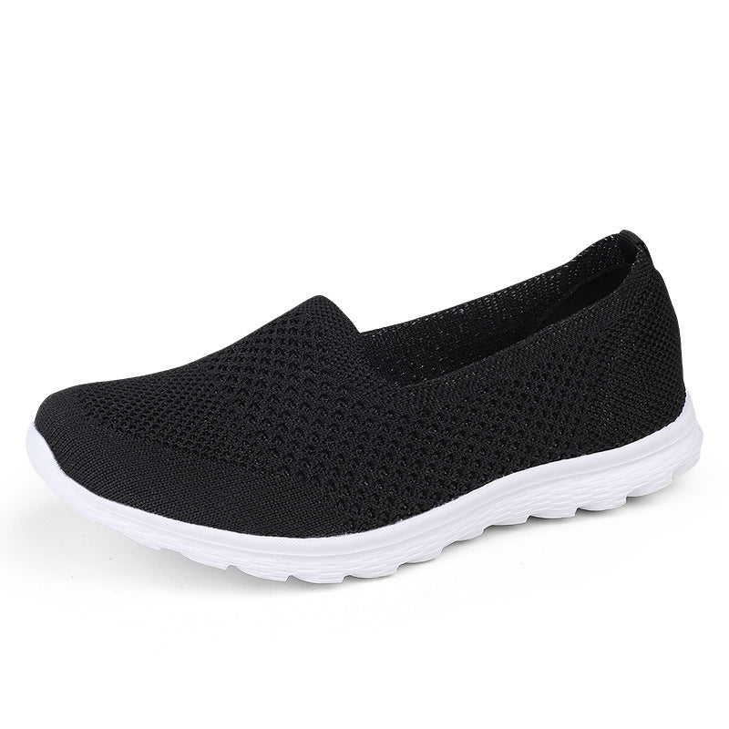 Women's seamless comfort slip-on shoe with elastic mesh upper and cushioned outsole Mune Fashion