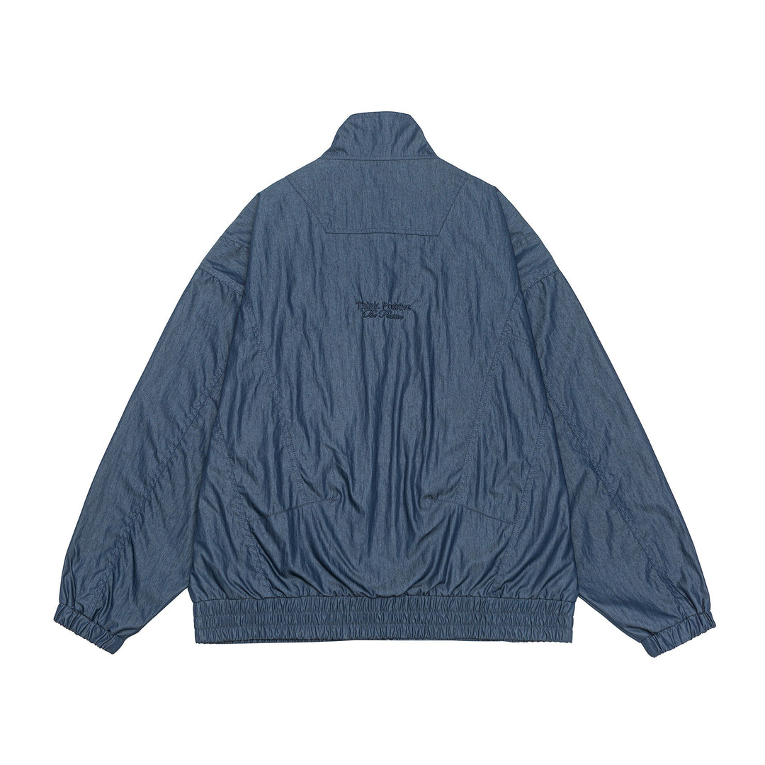 Unisex Lightweight Boxy Blouson with Funnel Collar and Utility Pockets Mune Fashion
