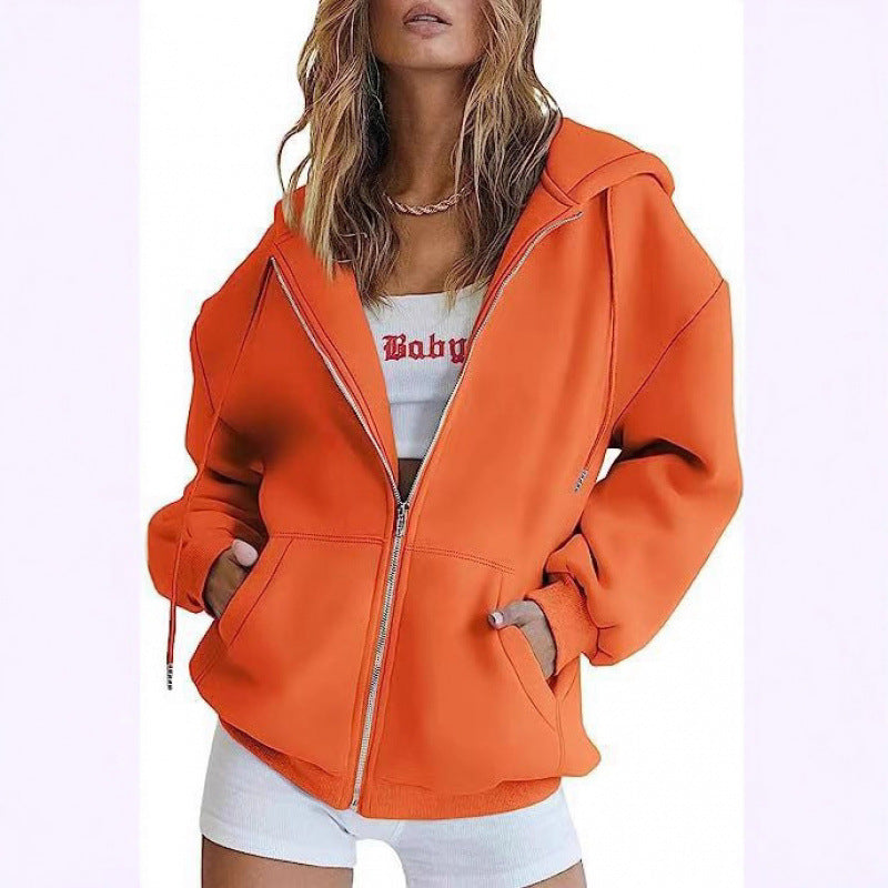 Women Oversized Hoodie Jacket Mune Fashion