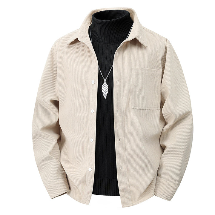 Men's cord jacket with chest pocket Mune Fashion