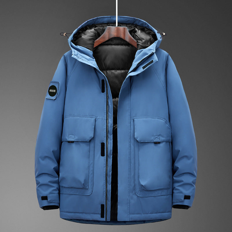 Men's Technical Parka with Waterproof Softshell Outer Shell and Quilted Thermal Insulation Mune Fashion