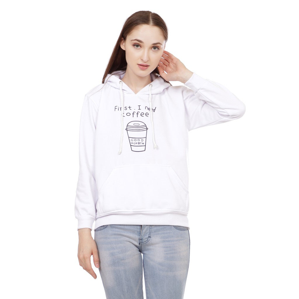 Unisex cool hoodie with Coffee-To-Go graphic, kangaroo pocket, and adjustable hood Mune Fashion