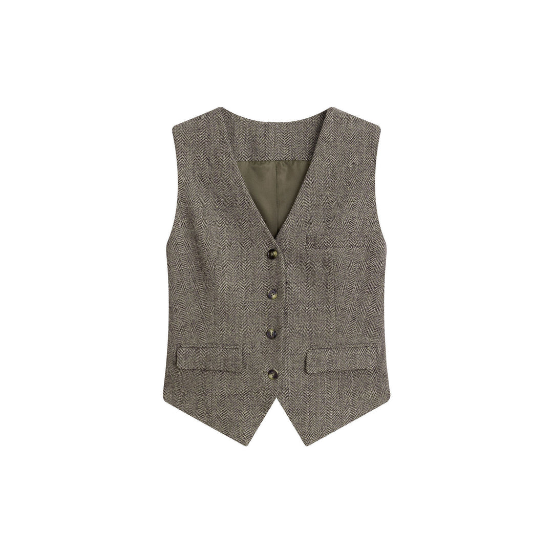 Women's Fashionable Tweed Blazer Mune Fashion