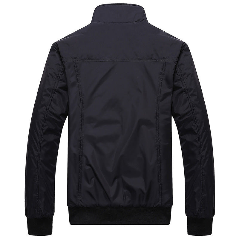 Men's Fashionable Transitional Jacket with High Collar Mune Fashion