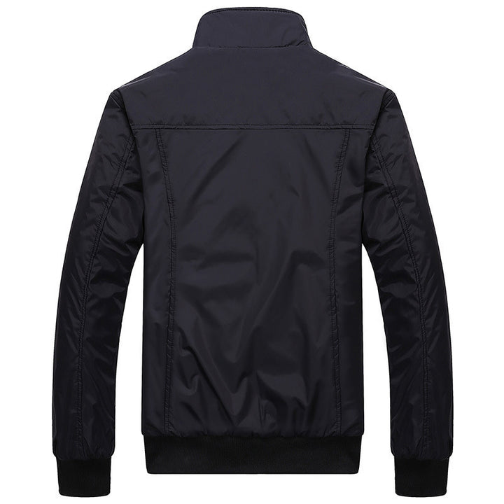Men's Fashionable Transitional Jacket with High Collar Mune Fashion
