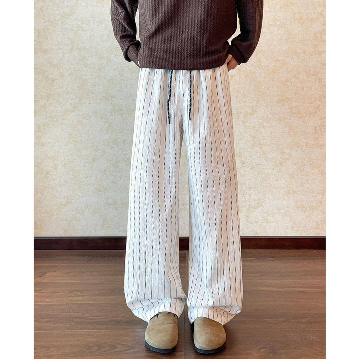 Women Casual Loose-Fit Striped Pants Mune Fashion