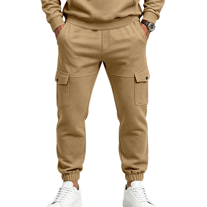 Men's cargo jogging pants with flap pockets and elastic waistband Mune Fashion