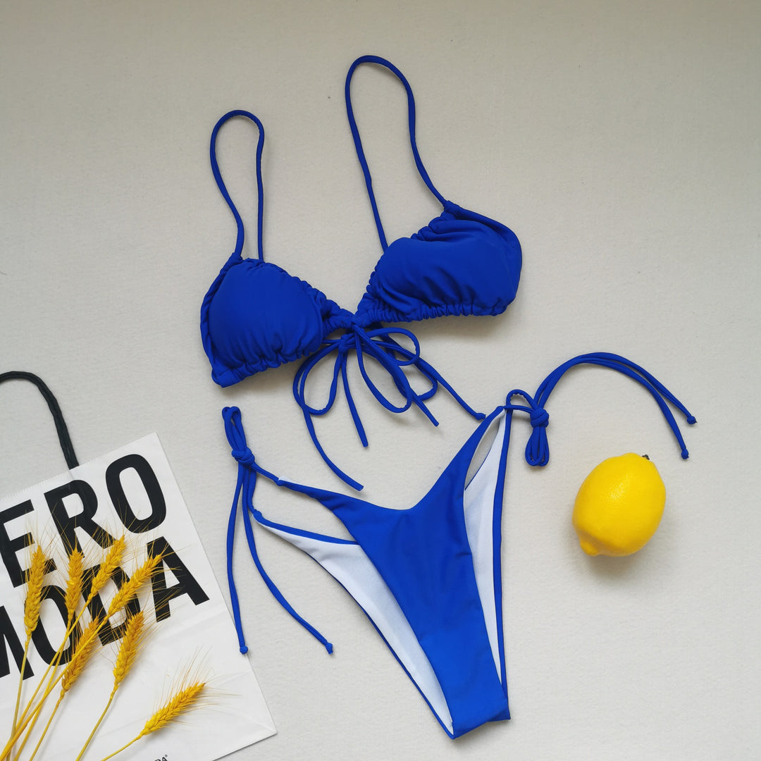 Women's Triangle Bikini with adjustable ties Mune Fashion