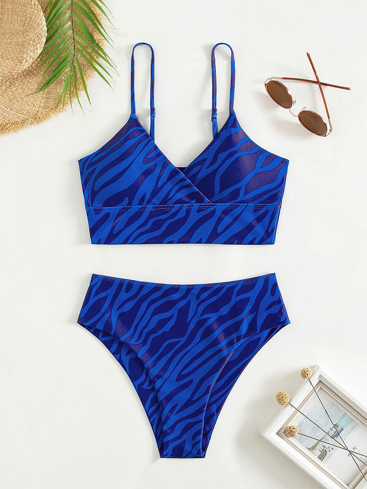 Women's Triangle Bikini Set with fashionable Wrap Design Mune Fashion
