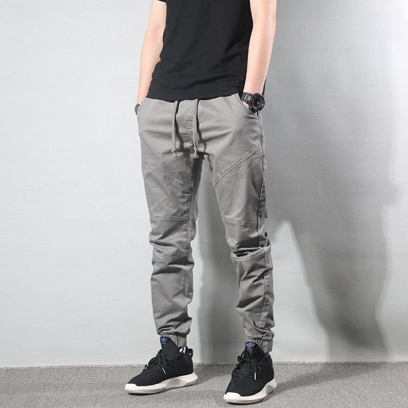 Men's Comfortable Cargo Pants with Elastic Waist Mune Fashion