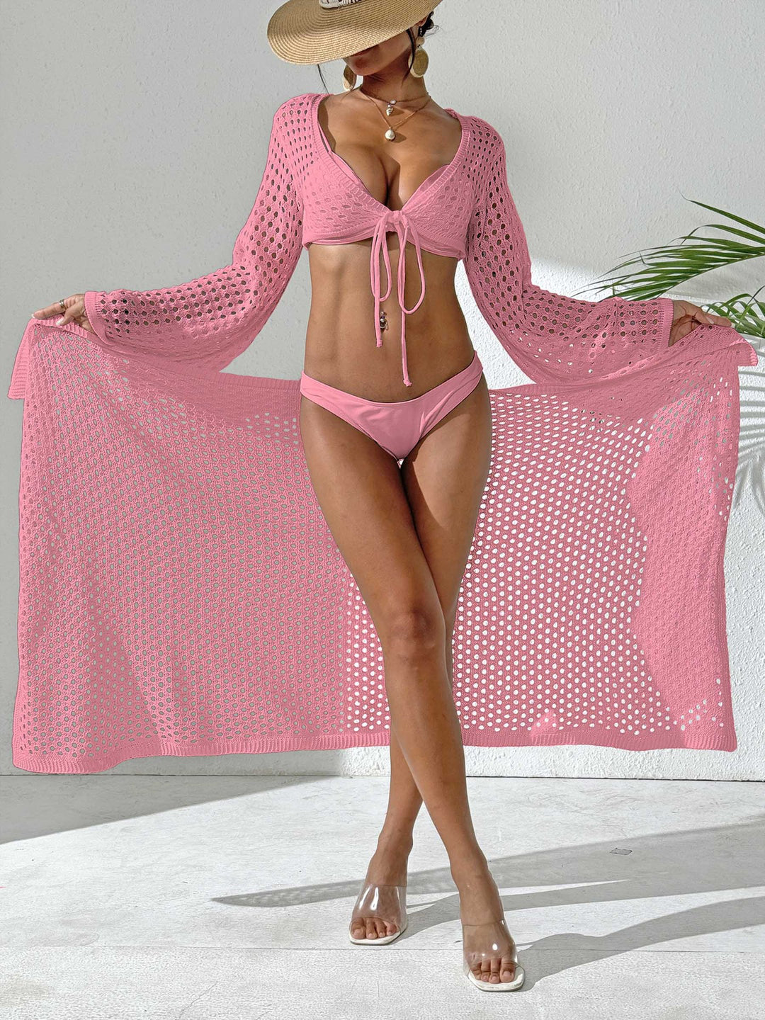 Women's Fashion Crochet Beach Cover-Up Mune Fashion