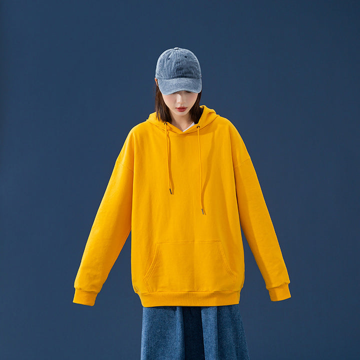 Women's Oversized Hoodie with Kangaroo Pocket, Dropped Shoulders and Adjustable Drawstring Mune Fashion