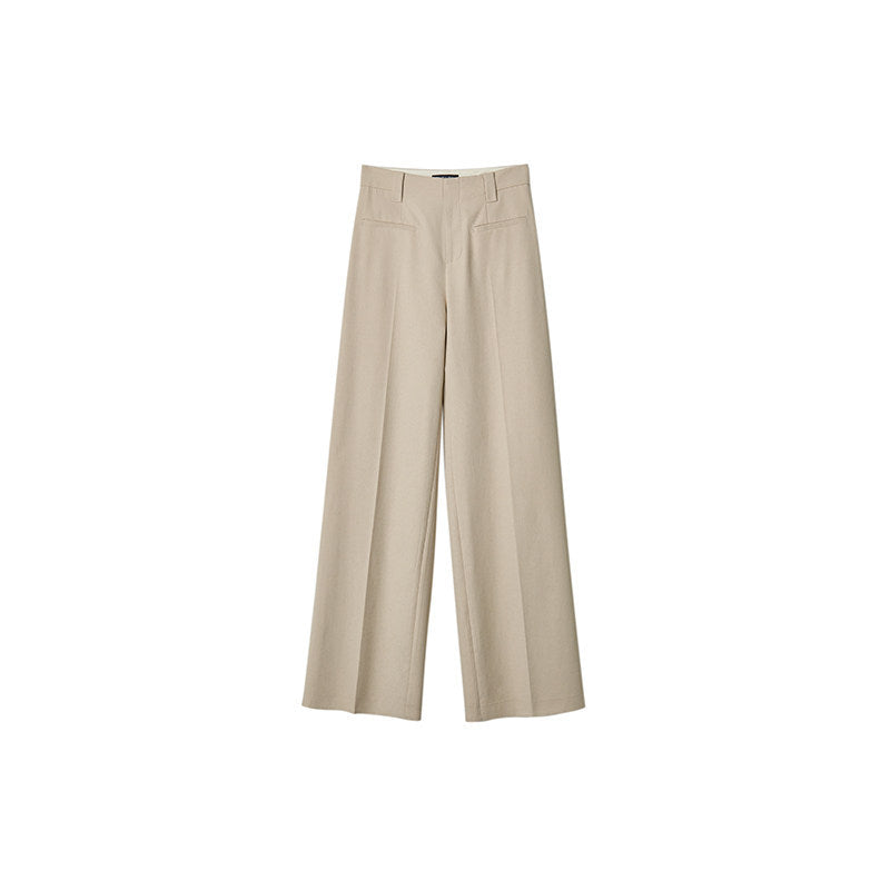 Ladies Elegant and Wide High Waist Pants Mune Fashion
