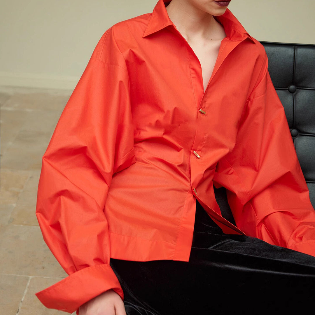 Women Oversized Blouse with Unique Cut Mune Fashion
