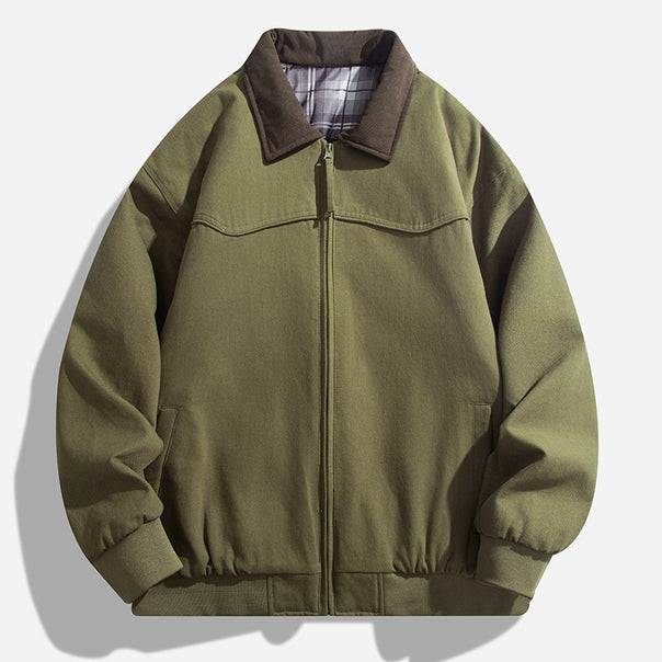 Men's Casual Transitional Jacket with Zipper Mune Fashion