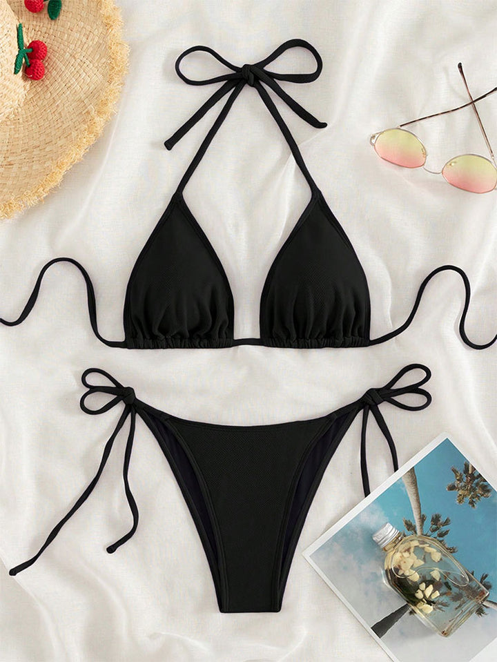 Women Triangle Bikini with adjustable ties Mune Fashion