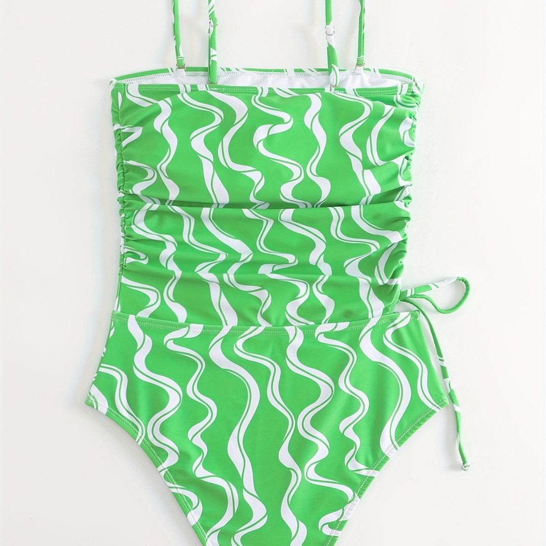 Women's One-Piece Swimsuit with High-Quality Ruffle Design Mune Fashion