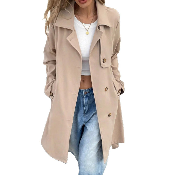 Women Elegant Trench Coat