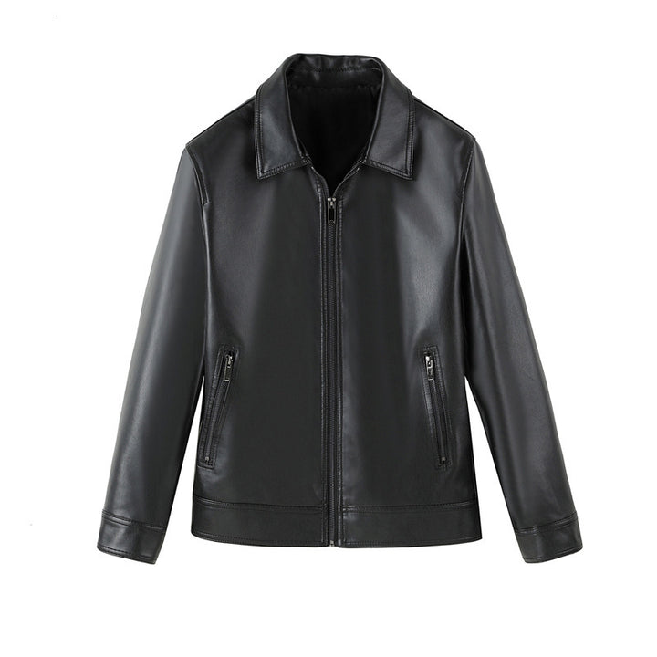 Men's Trendy and Durable Faux Leather Jacket Mune Fashion