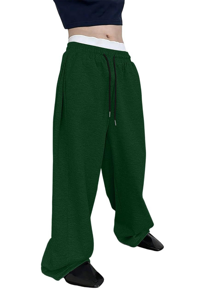 Men's loose oversized jogging pants with elastic waistband and drawstring Mune Fashion