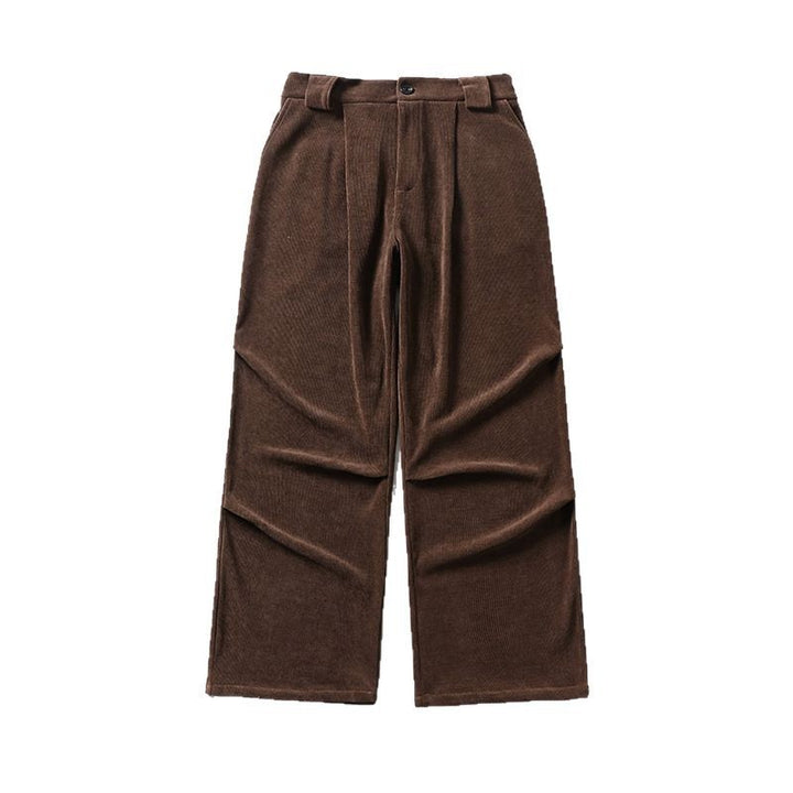 Women pleated trousers with wide leg and high waist Mune Fashion