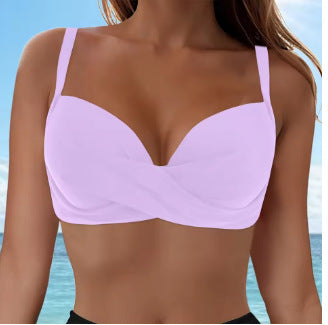 Ladies Elegant Bikini Top with Wrap Design Mune Fashion