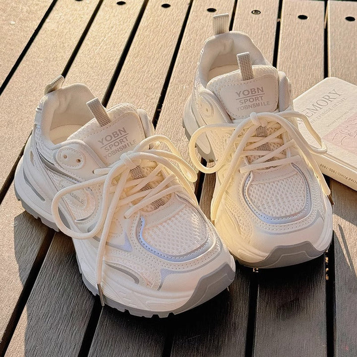 Women Sports Sneakers with breathable upper material and cushioning sole Mune Fashion