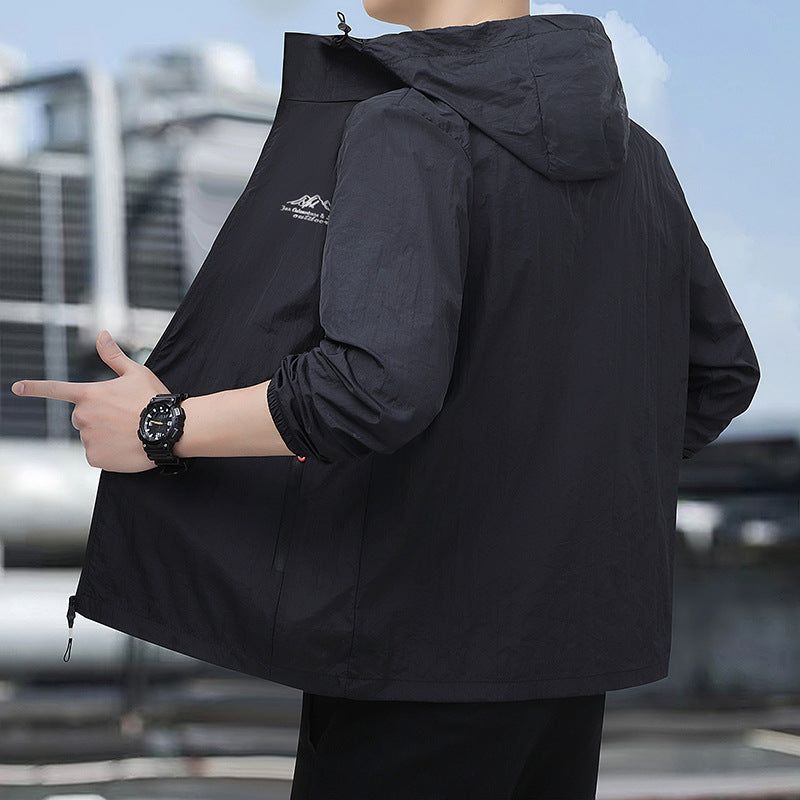 Men's Lightweight Windbreaker Mune Fashion