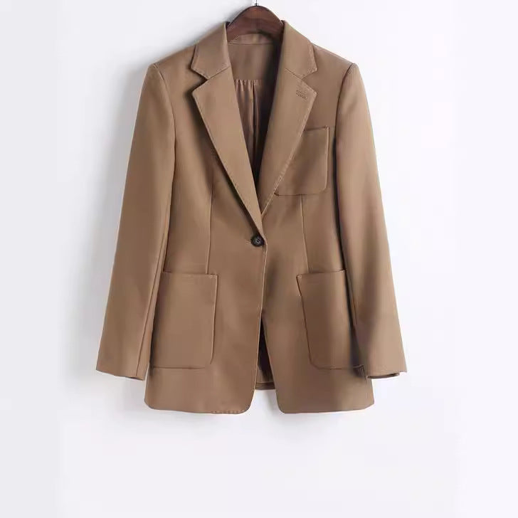 Women’s Fashionable Blazer with Large Pockets Mune Fashion