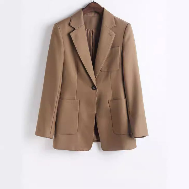 Women’s Fashionable Blazer with Large Pockets Mune Fashion